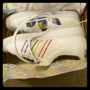 Adidas pride special release superstar sneakers